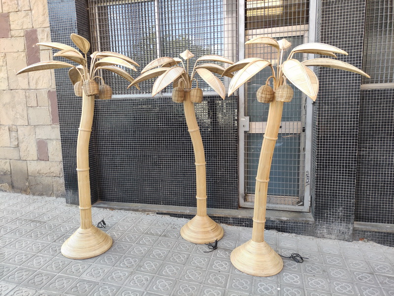 lampara palmera ratan e27 alt195-200 o118-124 (120eu) 3u